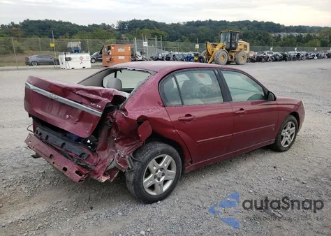 2007 Chevrolet Malibu Lt из США, поврежденный, VIN 1G1ZT58N77F112600